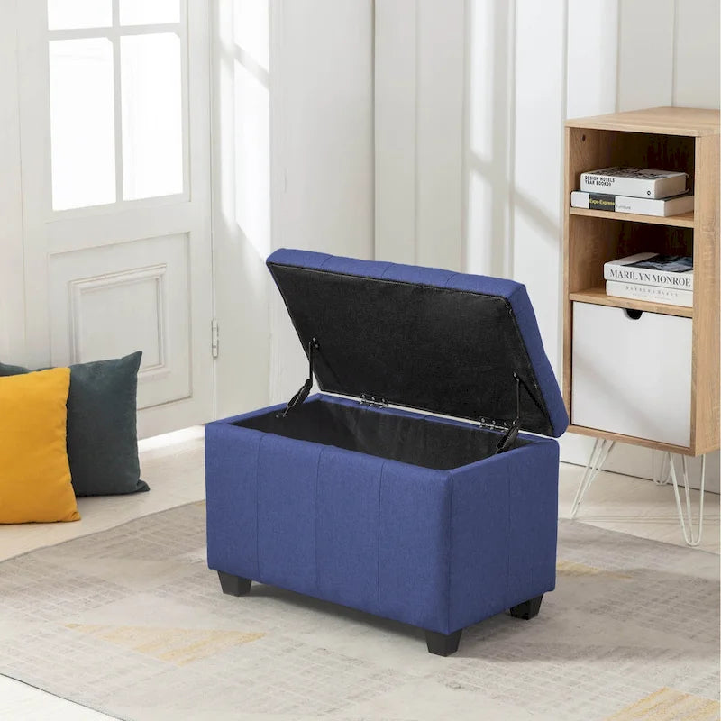 Banc de rangement pliant en tissu