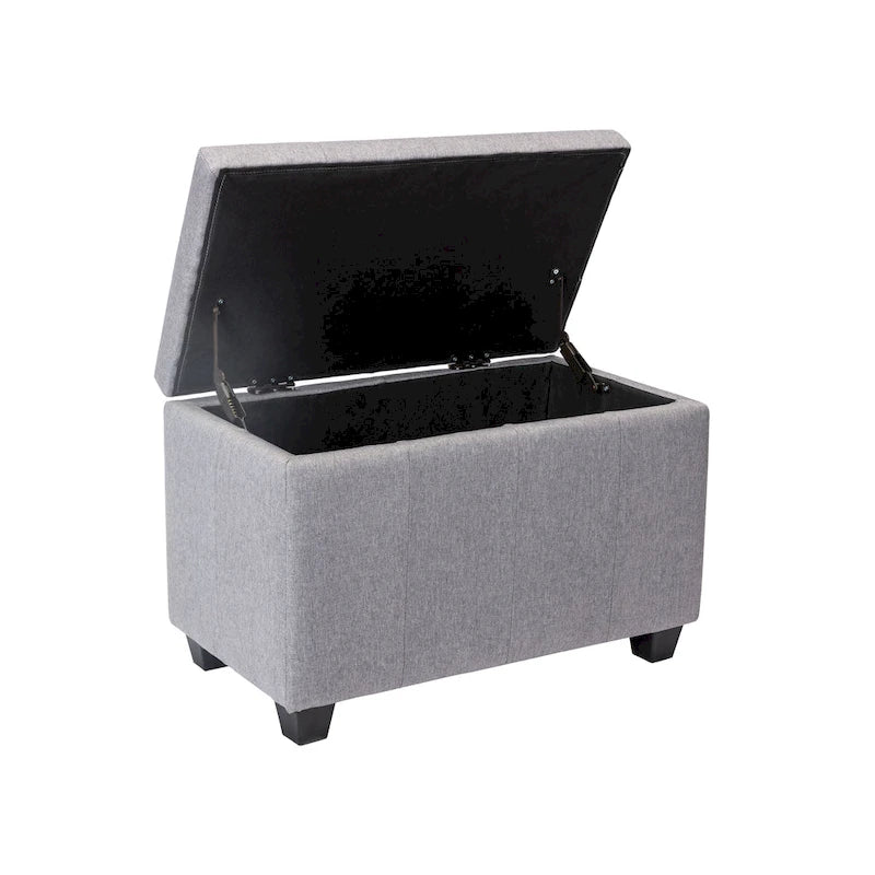 Banc de rangement pliant en tissu