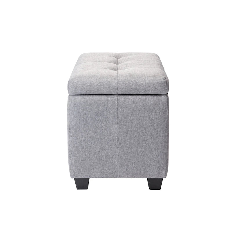 Banc de rangement pliant en tissu