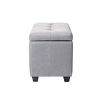 Banc de rangement pliant en tissu