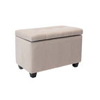 Banc de rangement pliant en tissu