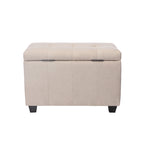 Banc de rangement pliant en tissu