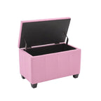 Banc de rangement pliant en tissu