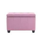 Banc de rangement pliant en tissu