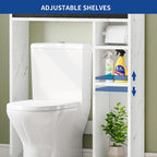 Meuble WC avec tiroirs et étagères