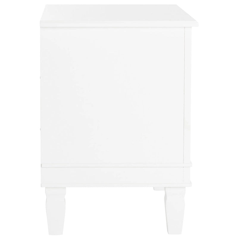 Table de chevet à 3 tiroirs Georgeann White