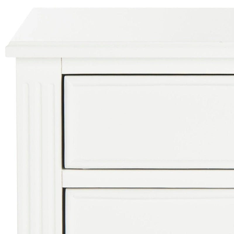 Table de chevet à 3 tiroirs Georgeann White