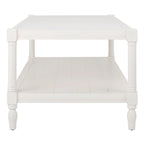 SAFAVIEH Eudora Table Basse Blanche - 47.2 x 23.6 x 18.9 - 47Lx24Px19H