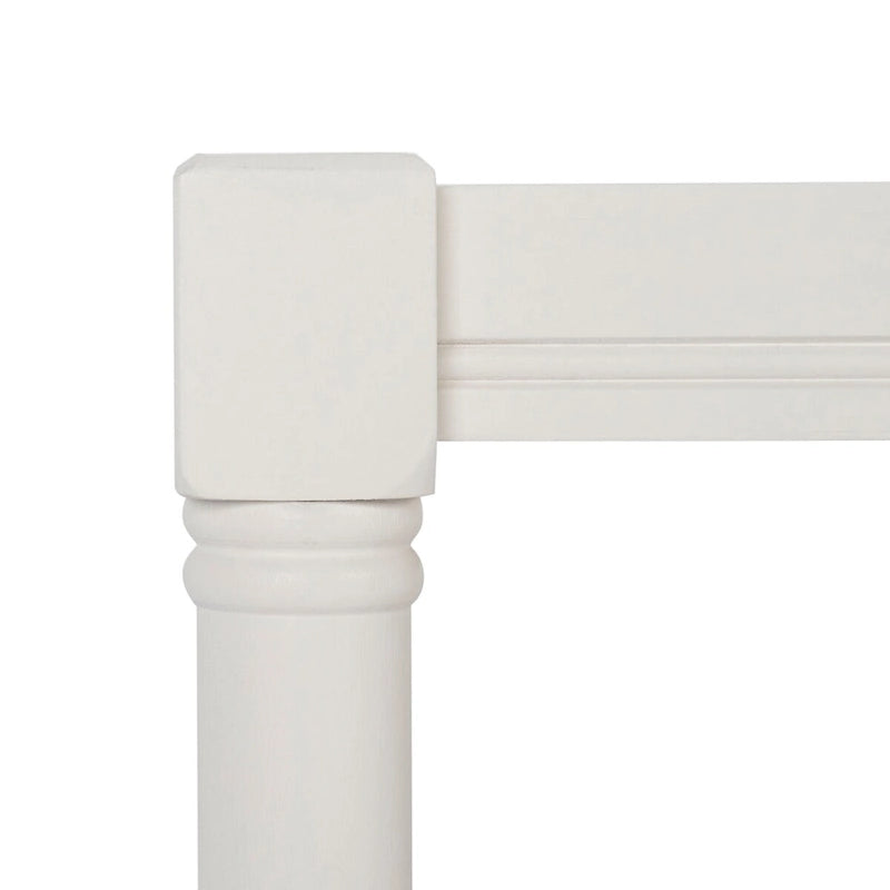 SAFAVIEH Eudora Table Basse Blanche - 47.2 x 23.6 x 18.9 - 47Lx24Px19H