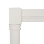 SAFAVIEH Eudora Table Basse Blanche - 47.2 x 23.6 x 18.9 - 47Lx24Px19H