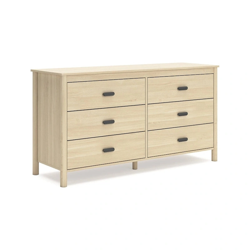 Tête de lit, commode et table de chevet Cabinella couleur Havane