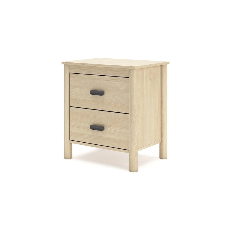 Tête de lit, commode et table de chevet Cabinella couleur Havane