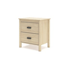 Tête de lit, commode et table de chevet Cabinella couleur Havane