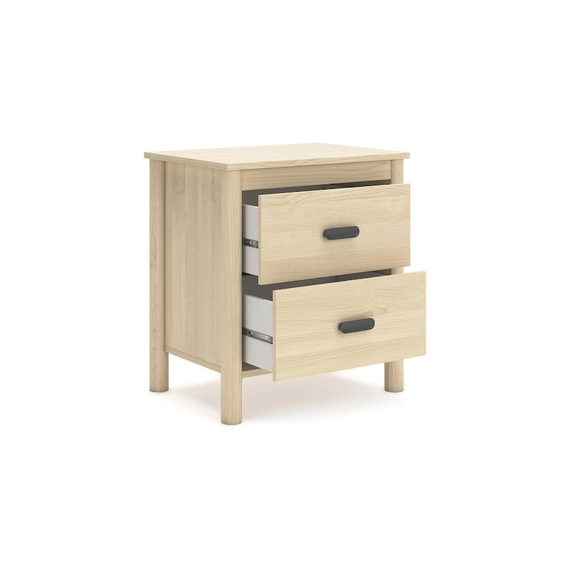 Tête de lit, commode et table de chevet Cabinella couleur Havane