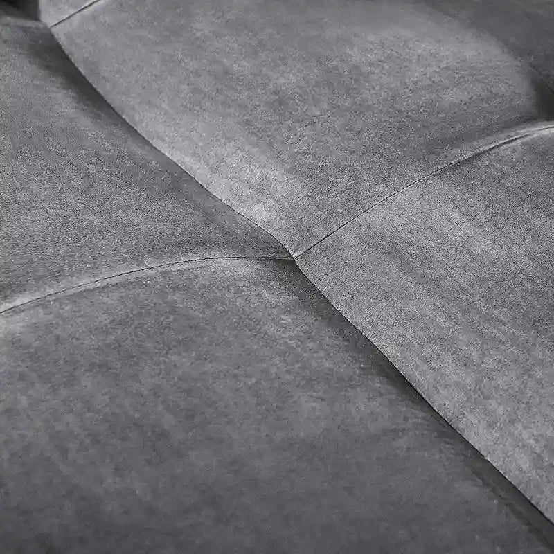Mini-futon gris acier