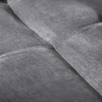 Mini-futon gris acier