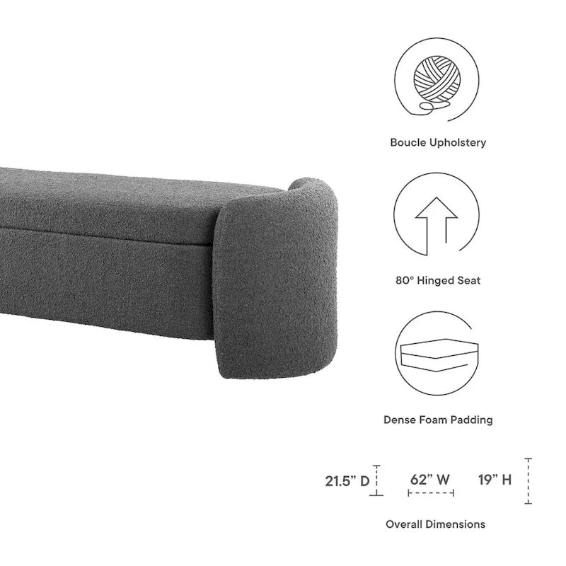 Banc rembourré Nebula Boucle