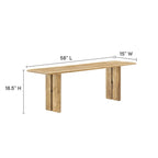 Banc en bois Amistad 58
