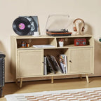 Grand Meuble pour Platine Vinyle - 48,42P x 15,74L x 29,52H