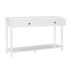 Console Jowin en bois blanc