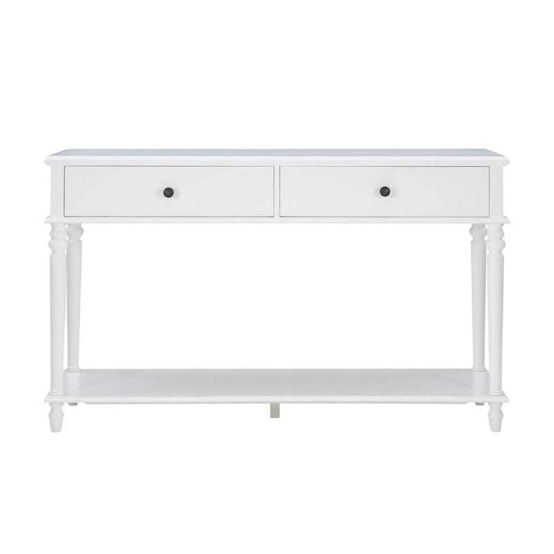 Console Jowin en bois blanc