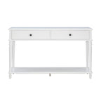 Console Jowin en bois blanc