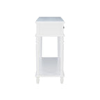 Console Jowin en bois blanc