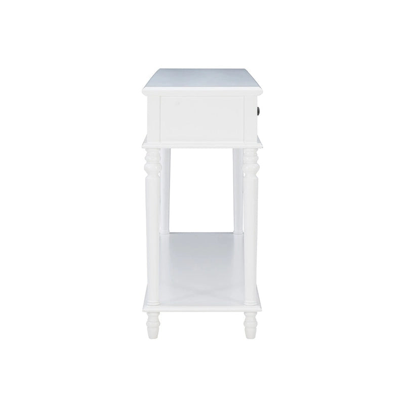 Console Jowin en bois blanc