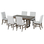 Table à manger extensible traditionnelle en bois de 72 pouces