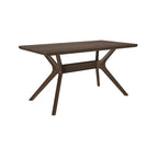 Table à manger rectangulaire pieds croisés