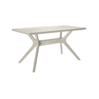 Table à manger rectangulaire pieds croisés