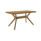 Table à manger rectangulaire pieds croisés