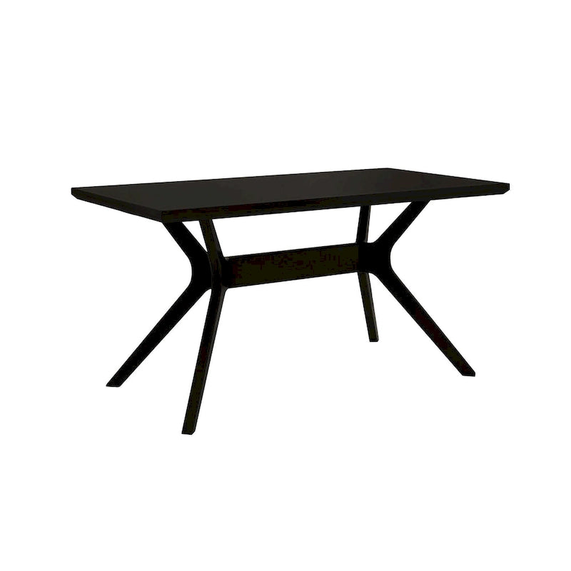 Table à manger rectangulaire pieds croisés