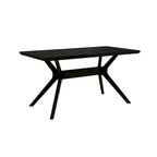 Table à manger rectangulaire pieds croisés