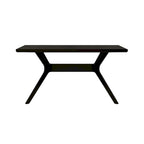 Table à manger rectangulaire pieds croisés