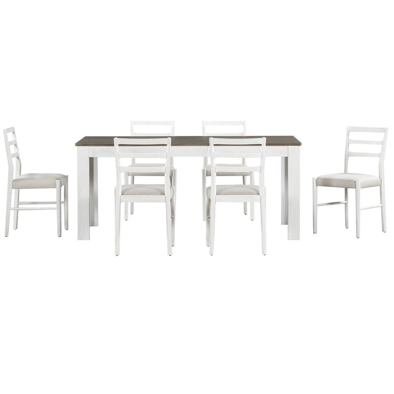 Table de salle à manger en bois avec rallonge de 12 feuilles