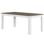 Table de salle à manger en bois avec rallonge de 12 feuilles