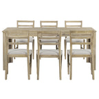 Table de salle à manger en bois avec rallonge de 12 feuilles