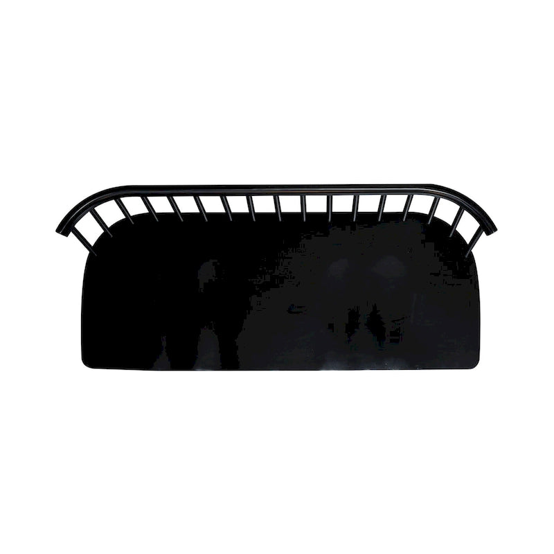 Table à manger rectangulaire blanche et noire
