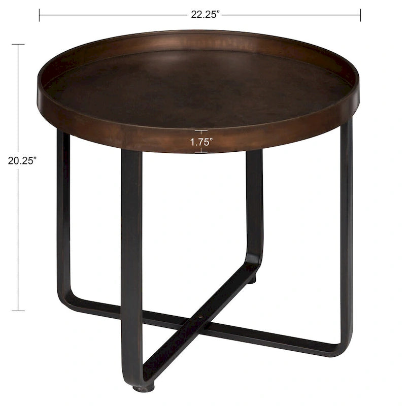 Table d'appoint ronde Zabel