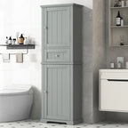 Meuble de Rangement Haut de Salle de Bain avec Tiroir et Étagère Réglable