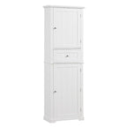 Meuble de Rangement Haut de Salle de Bain avec Tiroir et Étagère Réglable