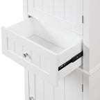 Meuble de Rangement Haut de Salle de Bain avec Tiroir et Étagère Réglable