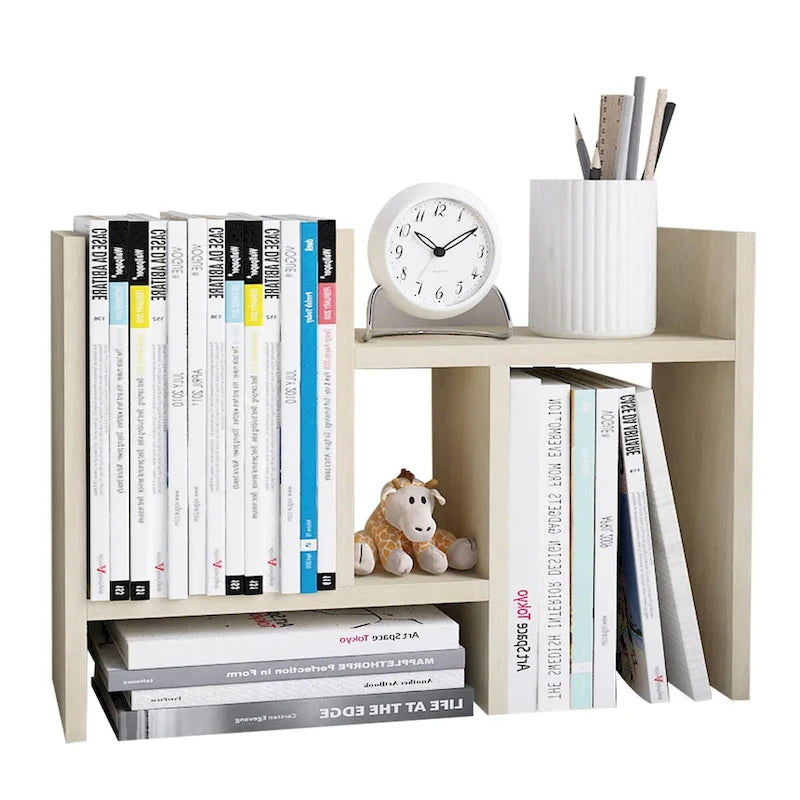 Étagère de rangement de bureau en bois avec tiroirs