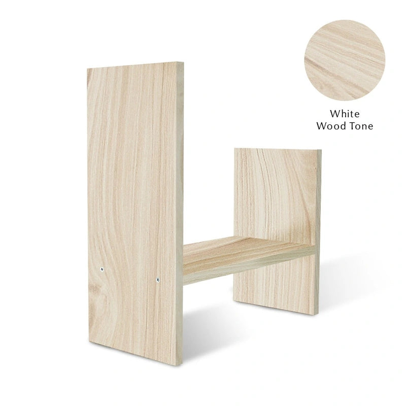 Étagère de rangement de bureau en bois avec tiroirs