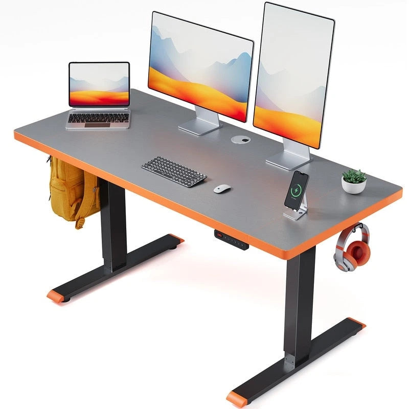 Bureau électrique assis-debout réglable en hauteur, 122 x 61 cm