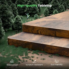 Bureau électrique assis-debout réglable en hauteur, 122 x 61 cm