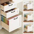 Tiroirs de bureau de direction Meuble de rangement pour bureau à domicile