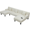 Canapé d'angle modulable moderne en chenille en U