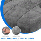 Canapé d'angle modulable moderne en chenille en U